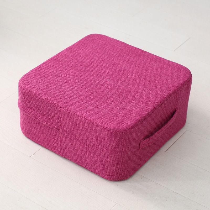 Оранжевая моющаяся татами кресло-мешок напольная подушка для сидения за кофейным столиком 38x38x20cm розы красного 1770₽