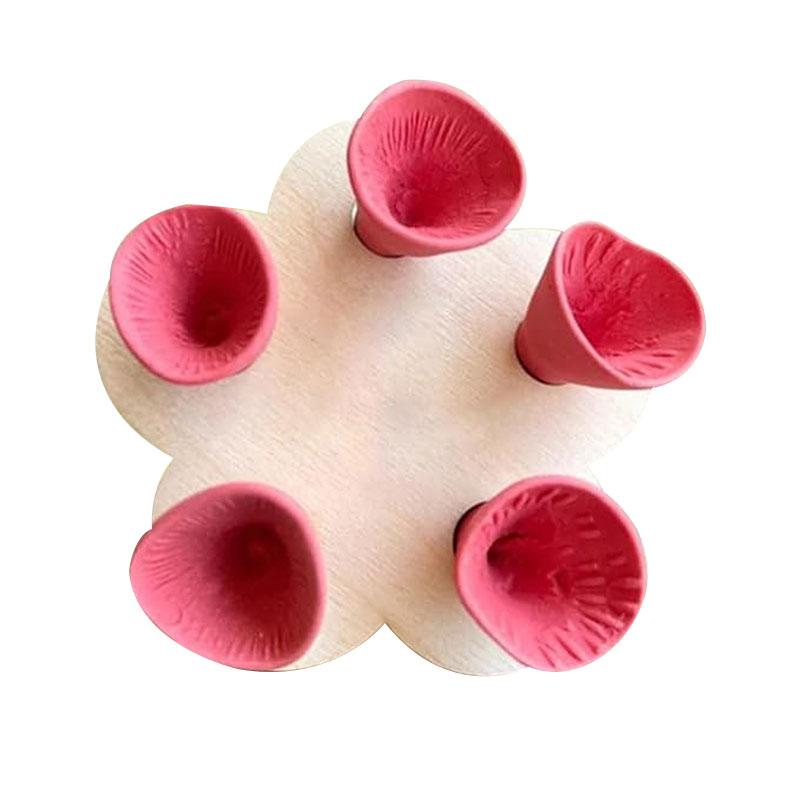 

5PCs Балконний бджолиний інструмент для комах Бджолина чашка для комах із смоли Барвиста чашка для пиття