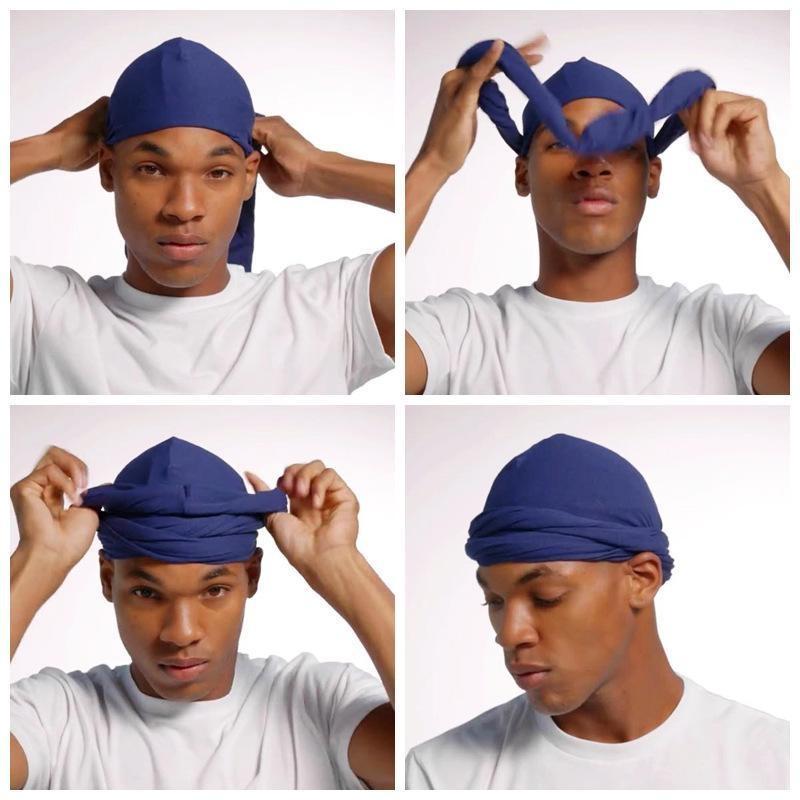 European and American Ethnic Men's Headband Hat New Elastic Headband Hat Indian Hat