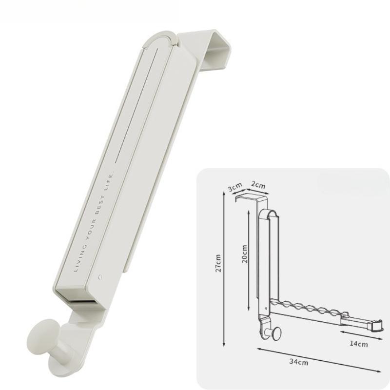 Складные сушилки для одежды Навесная вешалка на дверь Портативная вешалка для белья Вешалка для полотенец Органайзер белый