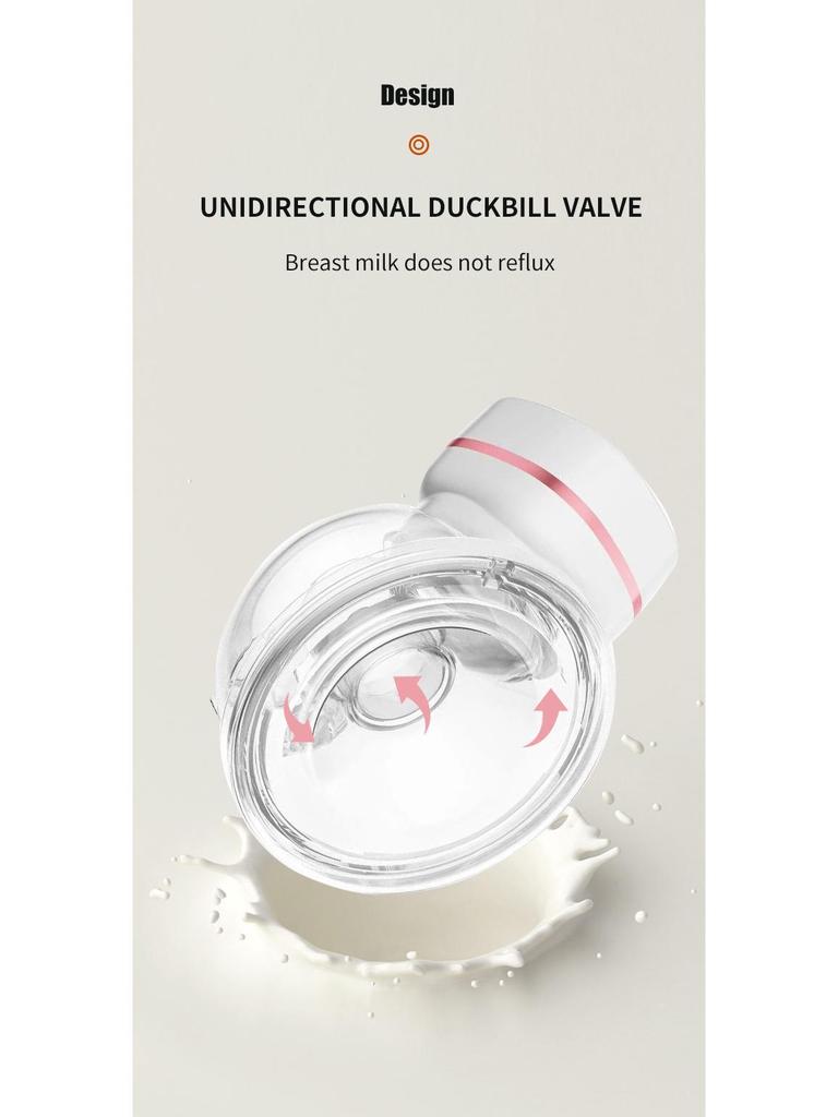 Silent Painless Smart Wearable Breast Pump with Large Suction & Massage