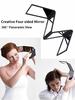 4 Way Mirror 360 Degree Handheld Desktop Portable Foldable Makeup Mirror For Self Hair Cutting Makeup Mirror Convenient and prac