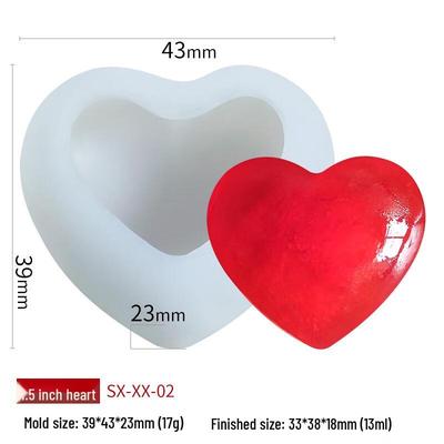 Heart-shaped Silicone Baking Molds
