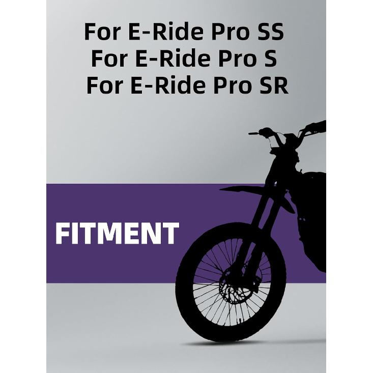 Ensemble béquille pour E Ride Pro, Ensemble béquille en fer avec support pour vélo électrique Eride Pro SS/S/SR