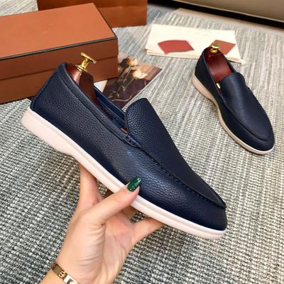 New Men's British Single Shoes Comfortable Flat Couple Shoes