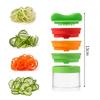 Multifunctional Vegetable Spiral Handheld Vegetable Spiral Veggie Noodle Manual Cabbage Chopper Slicer, Cutter, Slicer, Cutter, Rotation, (style1)
