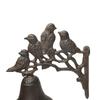 Cast Iron Four-bird Branch Bell Suitable for Courtyard Garden Wall Doorbell Creative Decoration Crafts