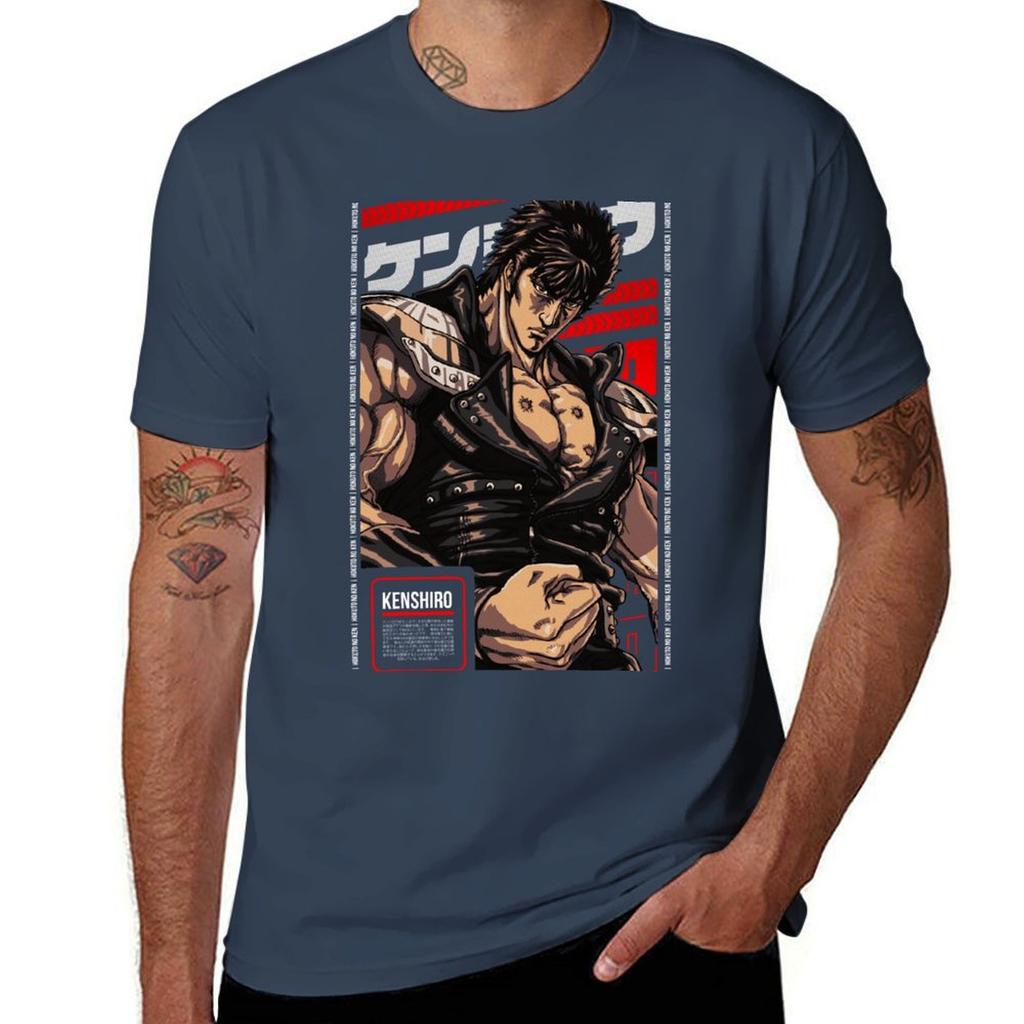 Kenshiro HOKUTO NO KEN Anime Stars 3.0 T-Shirt Casual Breathable Short Sleeve Top