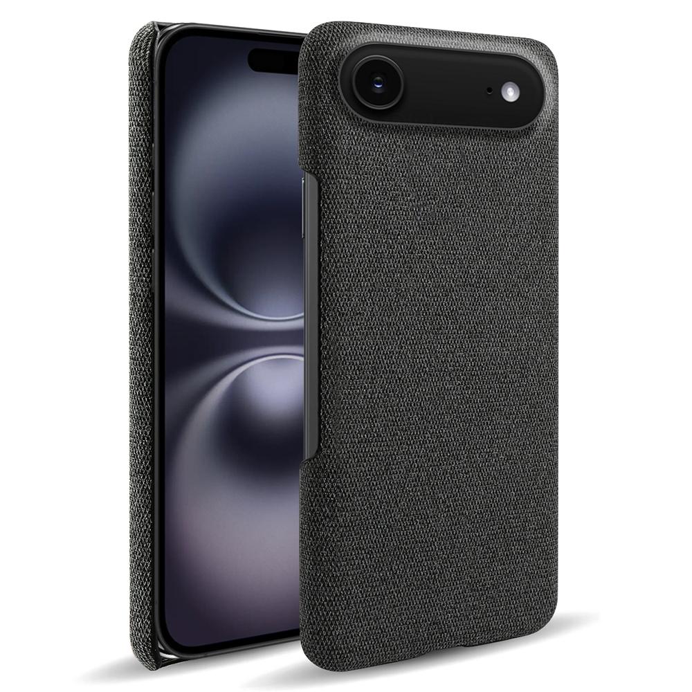 

For iPhone Air Phone Case Cloth Texture Anti-Scratch Protective PC Back Cover B