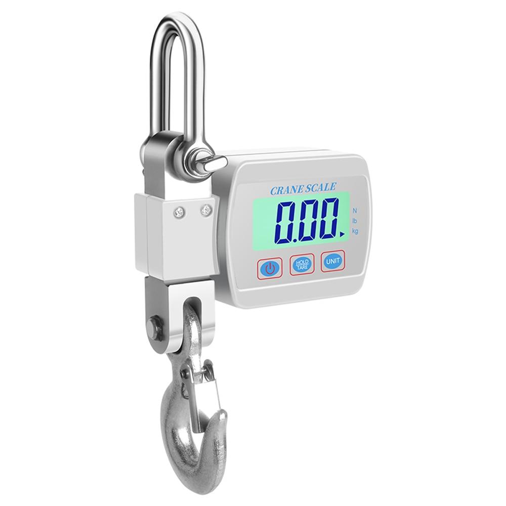 0.05-500kg LCD Digital Scale Crane Scale Portable Industrial Electronic Scale Heavy Duty Weight Hook-Hanging Scale Weighing Tool