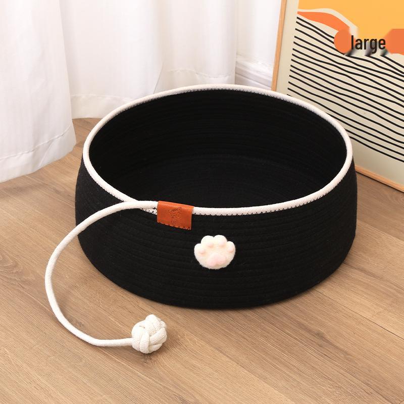 Handmade Cotton Rope Cat Nest - Four Seasons Nest Ball