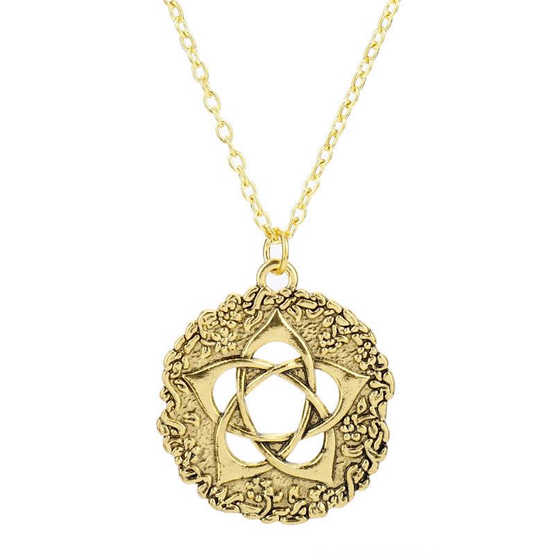 Nordic Jewelry Viking With Geometric Pendant And Electroplated Alloy For Gift For Travelers