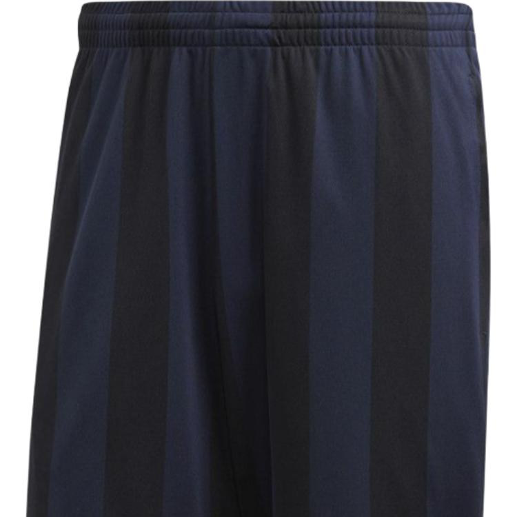 Adidas Originals Elastic Striped Versatile Fashion Three-Quarter Pants Casual Shorts Men Shorts Black DU8418