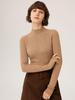 Women's Slim Fit Fine Wool Turtleneck Sweater - Autumn/Winter Collection