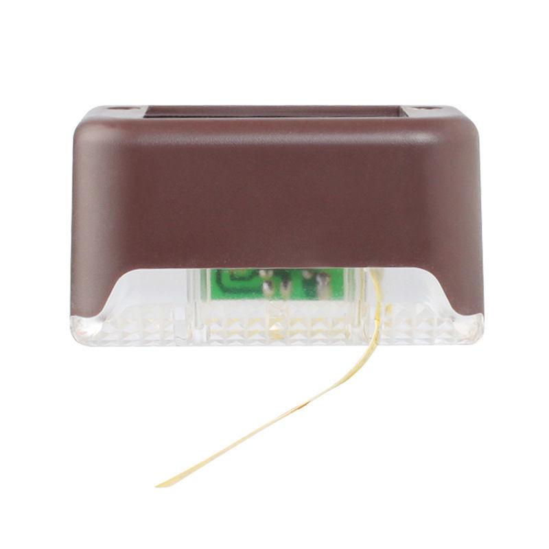 Solar Rainproof Step & Stair Lights for Outdoor Walls & Fences
