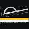 150mm Stainless Steel 180° Rotary Protractor, Precision Angle Finder Goniometer Ruler for Machinist & Carpentry Layout Measurement
