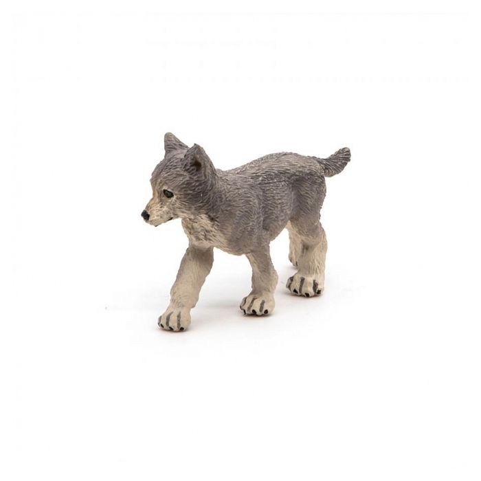 Figurine Bébé loup - PAPO - LA VIE SAUVAGE - Intérieur - Mixte - A partir de 3 ans