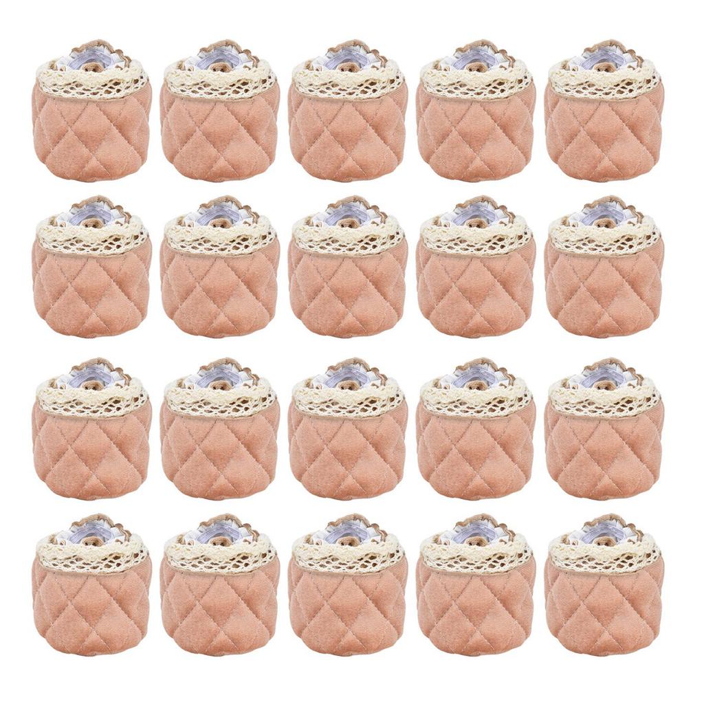 20Pcs Furniture Leg Covers Covers Flannel Lace Thickened Chair Legs Floor Protectors Wear Resistant