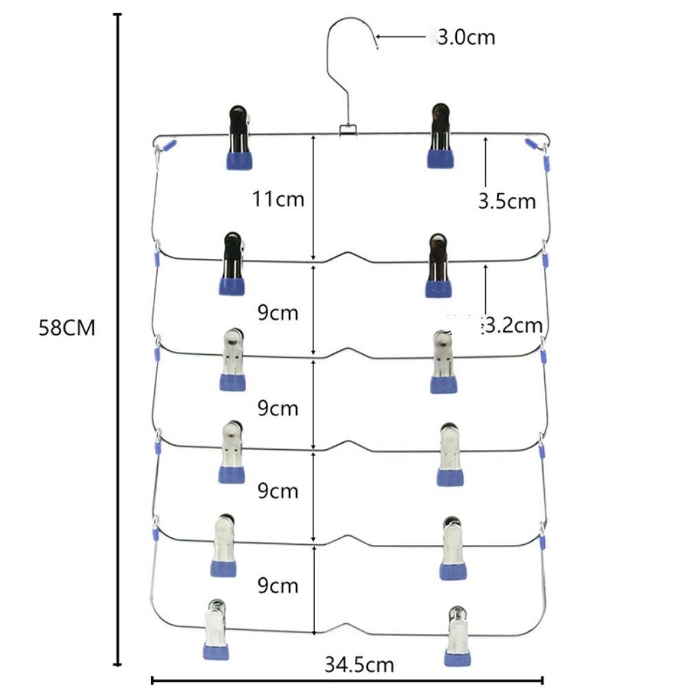 Faltbare Kleiderbügel Platzsparend Hosenhalter Neu Metall Kleiderständer Kleideraufbewahrung