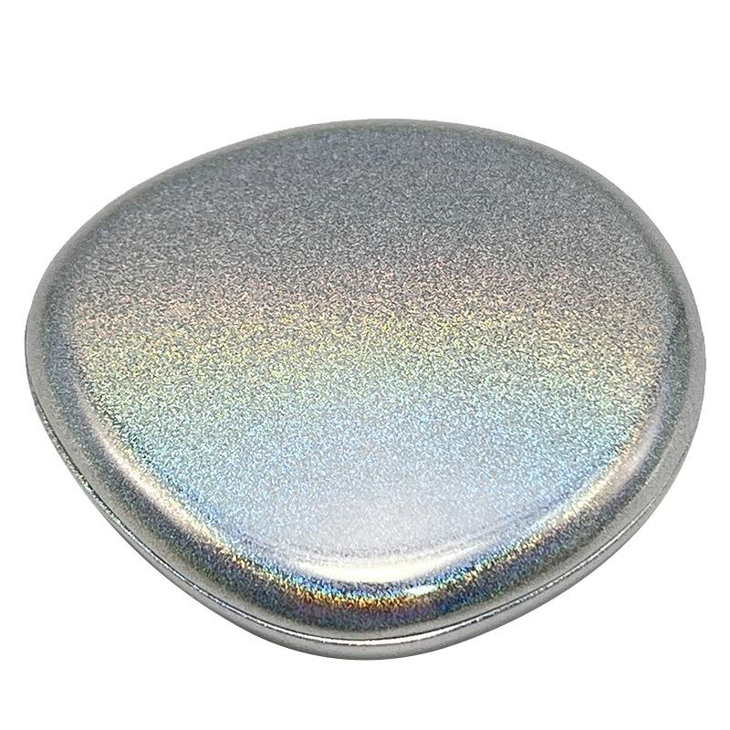 Zinc Alloy Solid Perfume Container, Sliding Lid Balm Box, Mini Refillable Metal Makeup Case