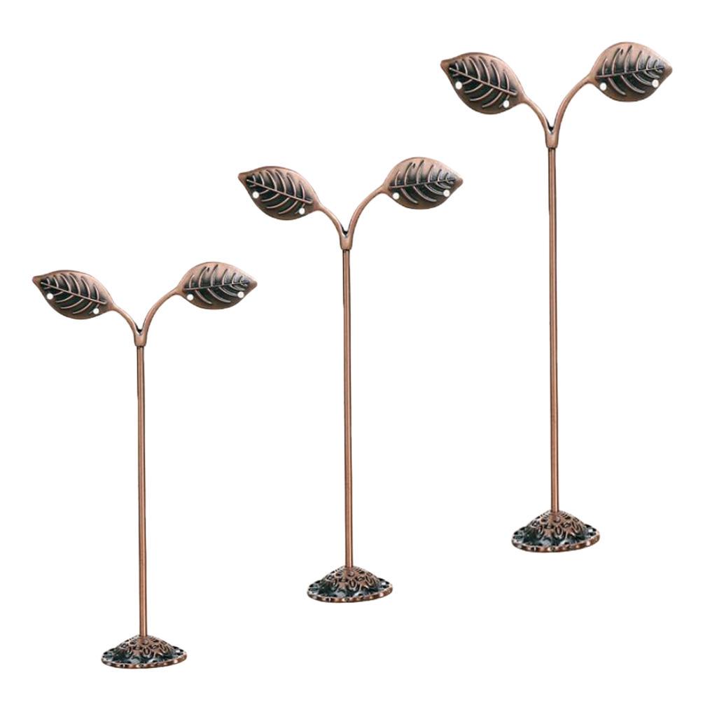 3x Iron T Bar Earring Necklace Jewelry Display Stand Rack