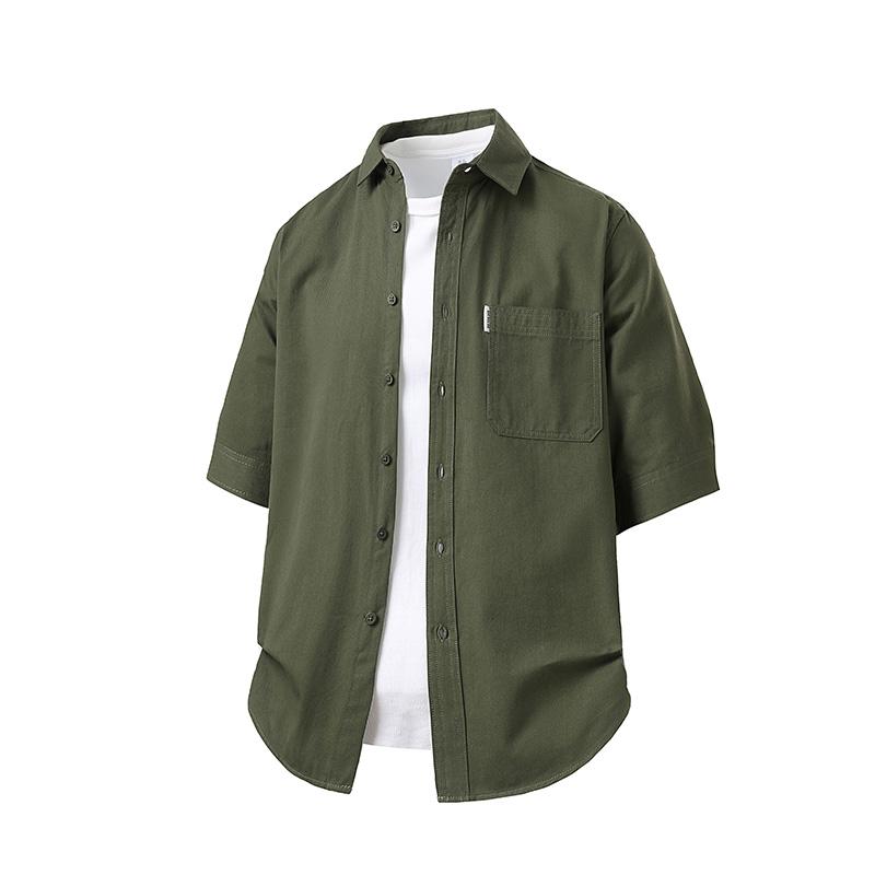 Short Sleeved Shirt Men s Summer Casual Shirt 2XL