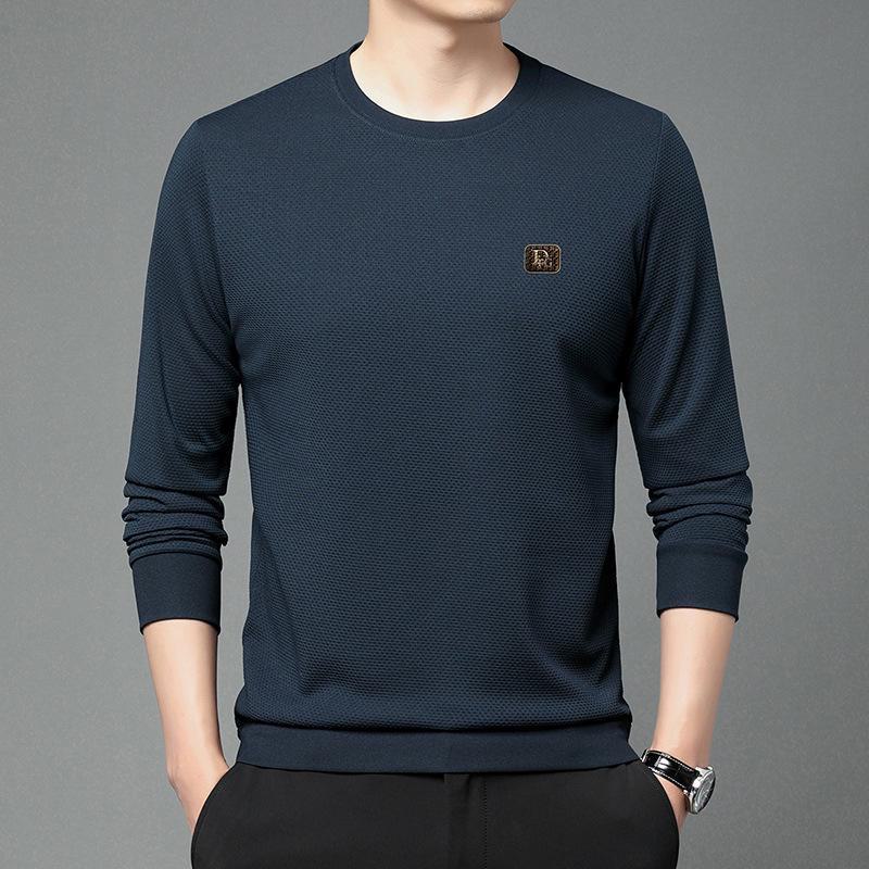 2024 Men's Versatile Long-Sleeved Crew Neck Sweatshirt