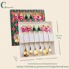 Cartoon Christmas Stainless Steel Cutlery Set: Colorful Spoon & Fork