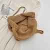 Large Capacity Ladies Vacation Beach Bucket Tote Hollow Design Travel Female Handbags Casual Simple Women Knit Shoulder Bags