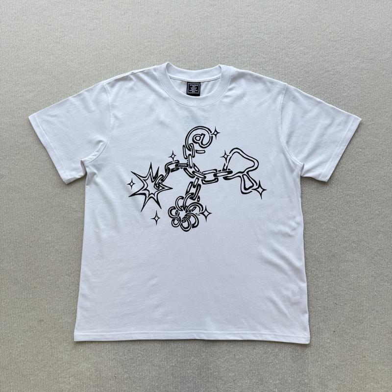 Minimalist Fingerprint At Symbol Print Tshirt Simple Aestheticgraphic Tee Unisex Cottonoversizedshortsleevestreetwearcasualtops