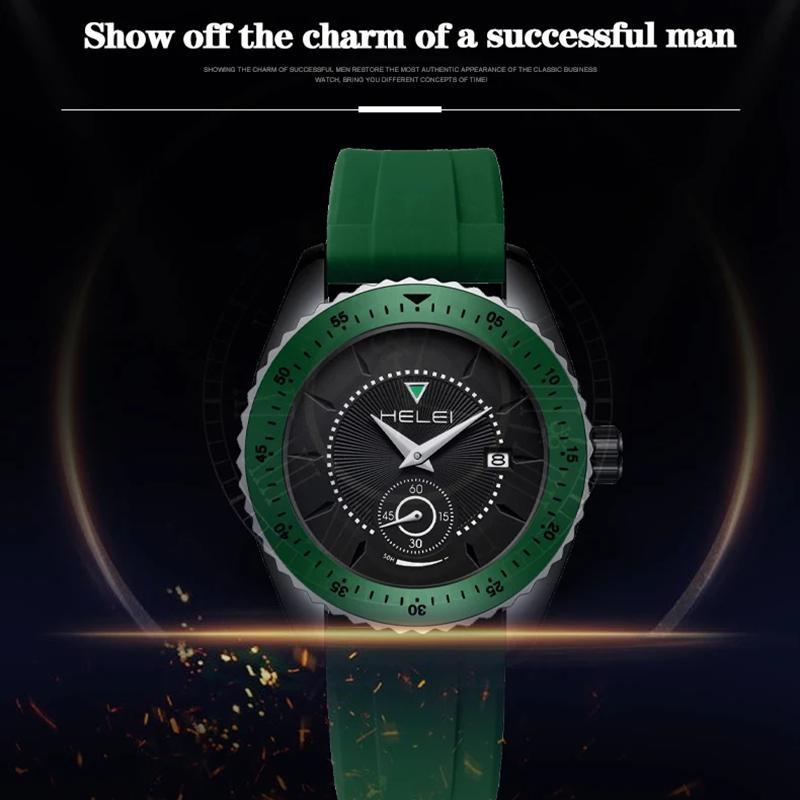 Men Sport Watch Top Brand Luxury Military Waterproof Male Clock Quartz Business Leather Wristwatch