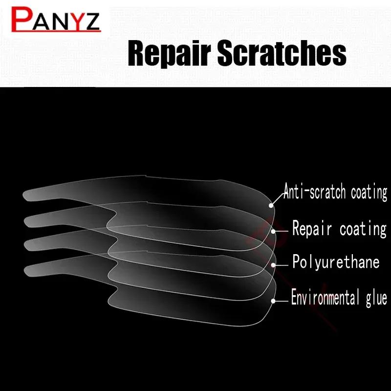 For Skoda Superb - Car Interior Navigation Gear Panel Transparent TPU Protective Film Anti-scratch Repair Accessories