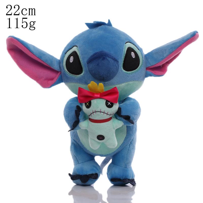 16 Stili Peluche Stitch Modello Classico Film Cartone Animato Bambola Figure Azione Bambini Bambino Ripieno Compleanno Natale Giocattoli Regalo