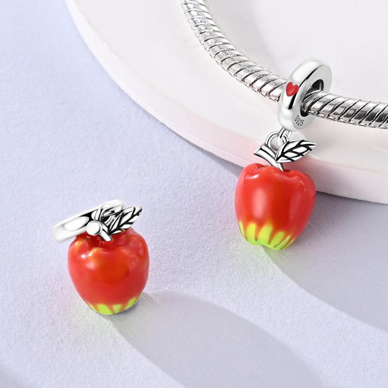 Kupfer Farbe-wechselnd Apfel Elefant Bär Frosch Herz Anhänger Perlen Anhänger Für Original Armband Frau Mädchen Schmuck