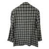 Sartorio SG5250 White x Gray Wool Gangum Check 2B Tailored Jacket Jacket 52 Green Black CheckUsed