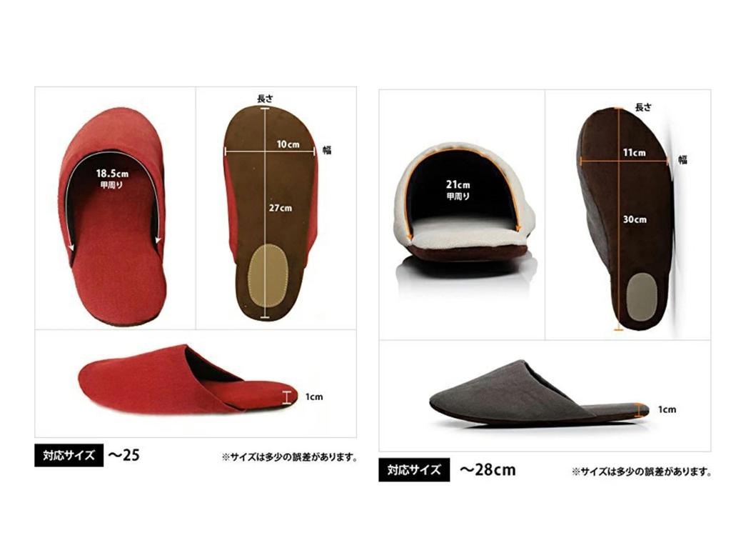 SHITATARI Canvas Cotton Indoor Set of 2 Pairs for Men and 2 Pairs for Gray Ivory Red Yellow Perfect for Gift for Men and Women [MOON ROOM] Slippers,