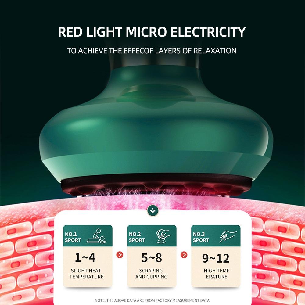 Electric Vacuum Cupping Massager Chinese Guasha Anti Cellulite Beauty Health Scraping Fat Burning Slimming 12 Gear Cupping