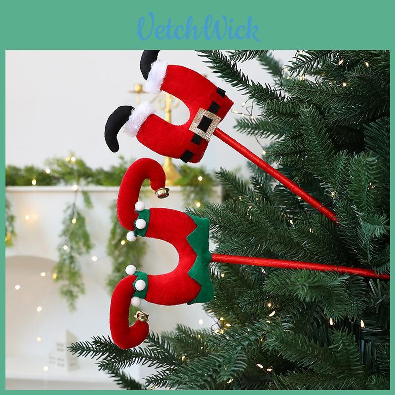 Christmas Elf Leg Plush Decor For Festive Tree Decoration And Holiday Gift