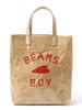 Bag Tote Bag BB Logo Shop Bag Beige One Size [BEAMS BOY] Women's