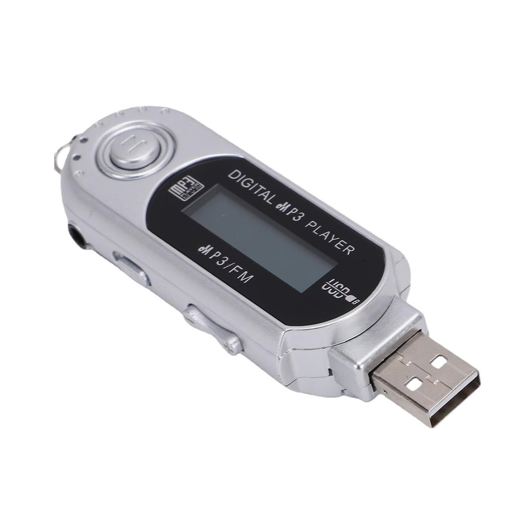 USB 2.0 MP3 Player Retro Digital Music Player with LCD Display Supports MP3 WMA Formats Auto Shutdown