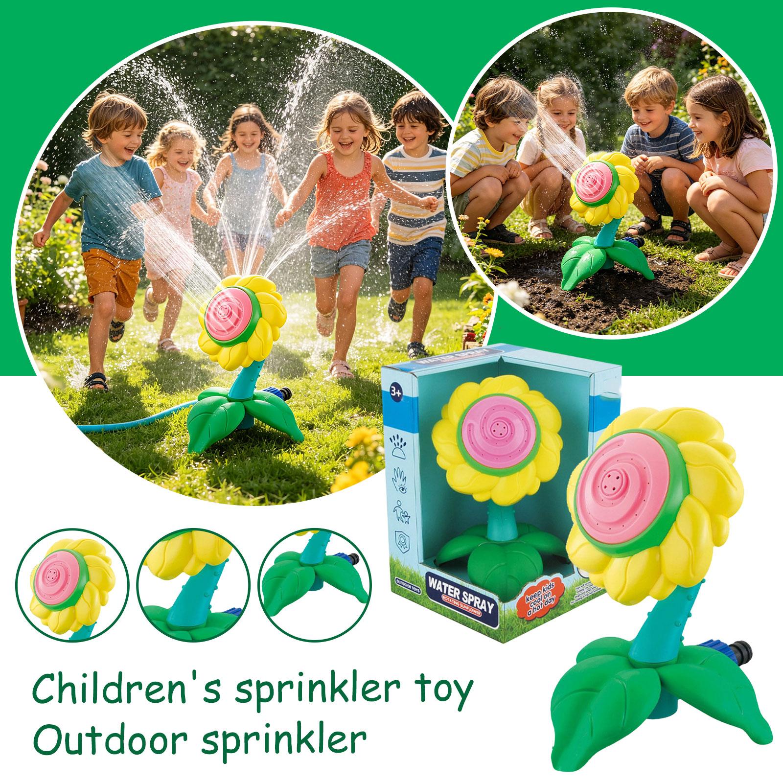 

Water Sprinkler Outdoor Yard Toy For Kids, Backyard Water Sprinkler, Summer Family Games, Fun Water Toys For Kids 3-8 Boy Girl One Size