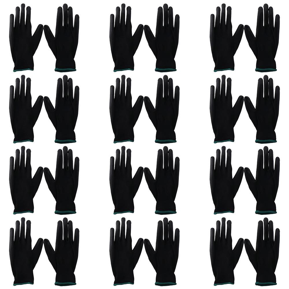 

1 пара/12 пар модных дышащих перчаток 13-го калибра, легкие перчатки из полиэстера, электронная фабрика