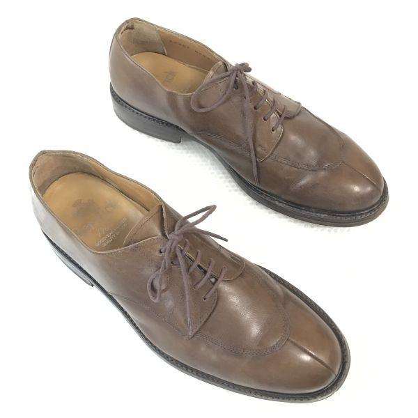 Berwick 1707 Spain Goodyear Welt U-Tip Leather Dress Shoes Men’s 10 28.5 Brown(USED)