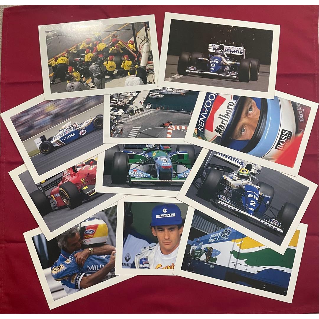 Used [Unused item] Ayrton Senna postcard set of 4