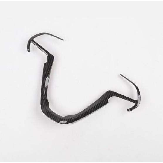 Carbon Fiber Steering Wheel Cover Trim Bezel For Jeep Grand Cherokee 2014-19 ABS