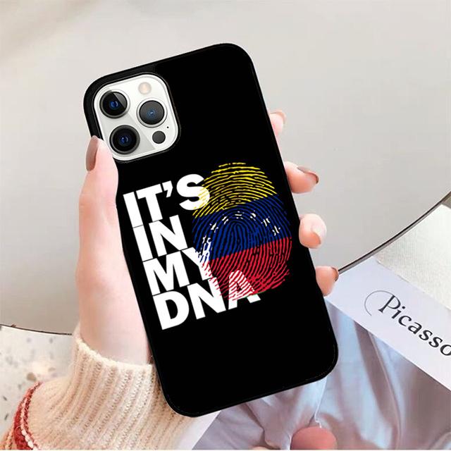 Venezuela Flag Coat Of Arms Phone Case for iPhone 17 Air 16 16e 15 Plus for Apple 13 11 12 14 Pro Max Cover Coque Fundas