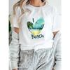 Short Sleeve T Top Tee Print Women Summer Love Heart Trend Cute Beach Cartoon Shirt Female T-shirts Graphic Fashion Clothing