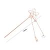 Vintage For Women Handwork Long Tassel Girl Hair Accessories Hanfu Hair Stick Flower Hairpin Zinc Zinc Alloy