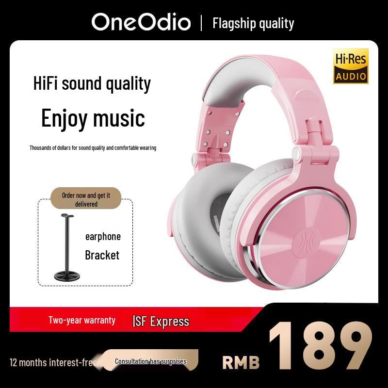 OneOdio Pro10 DJ Headphones: Hi-Fi Sound, Head-Mounted, Perfect for Music Monitoring, Electric Piano, and Sound Card Use.