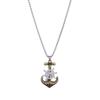 Modischer Retro Beweglicher Anker Titanstahl Herren Trendiger Anhänger Schmuck Anhänger Halskette